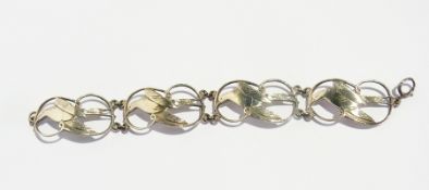 Silver Shetland bracelet in the form of