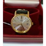 Gent's Omega wristwatch, gilt metal with