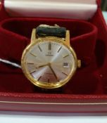 Gent's Omega wristwatch, gilt metal with