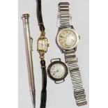 Lady's 9ct gold Verity wristwatch with c