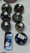 A selection of paperweights by Caithness