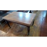 Victorian mahogany rectangular dining ta