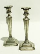 A pair of early 20th century hexagonal t