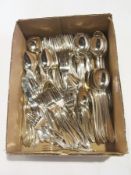 Chinese silver-coloured metal 12 piece s
