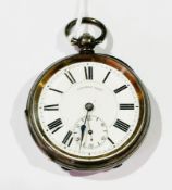 Victorian silver pocket watch by Fieldin