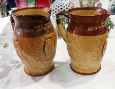 Two Royal Doulton commemorative jugs - E