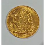 George V gold Sovereign,