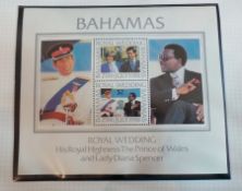 17 albums of Royal related stamps of the world