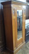 Stained single wardrobe Victorian with f