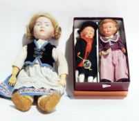 Kammer & Reinhardt bisque-headed doll with composition jointed body,