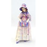 Royal Doulton china figure "Estelle", inscribed to base "Estelle Potted by Doulton & Co HN1566",