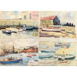 Harry Riley (1895-1966)
Watercolour
"Banyols sur Mer" dated verso 1957, 38cm x 53cm, unframed