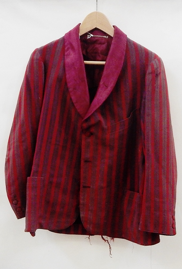 Two theatrical costume doublets, one labelled "Chas H Fox Ltd, High Holborn" and linen blazer, the - Image 2 of 3