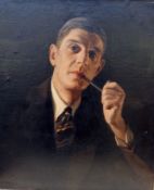 Harry Dixon (1861-1942)
Oil on canvas
Portrait of Mr Harry Riley, signed and dated 1930, 51cm x 61cm