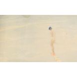 Sir William Russell Flint (1880-1969) 
Colour lithograph 
"The Bather", nude girl on a diving board,