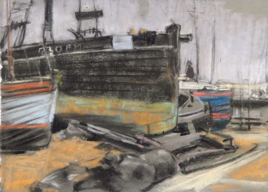 Harry Riley (1895-1966)
Pastel
"Near Torbole", dated verso 1964, 24cm x 30cm, unframed
Pastel
" - Image 3 of 3