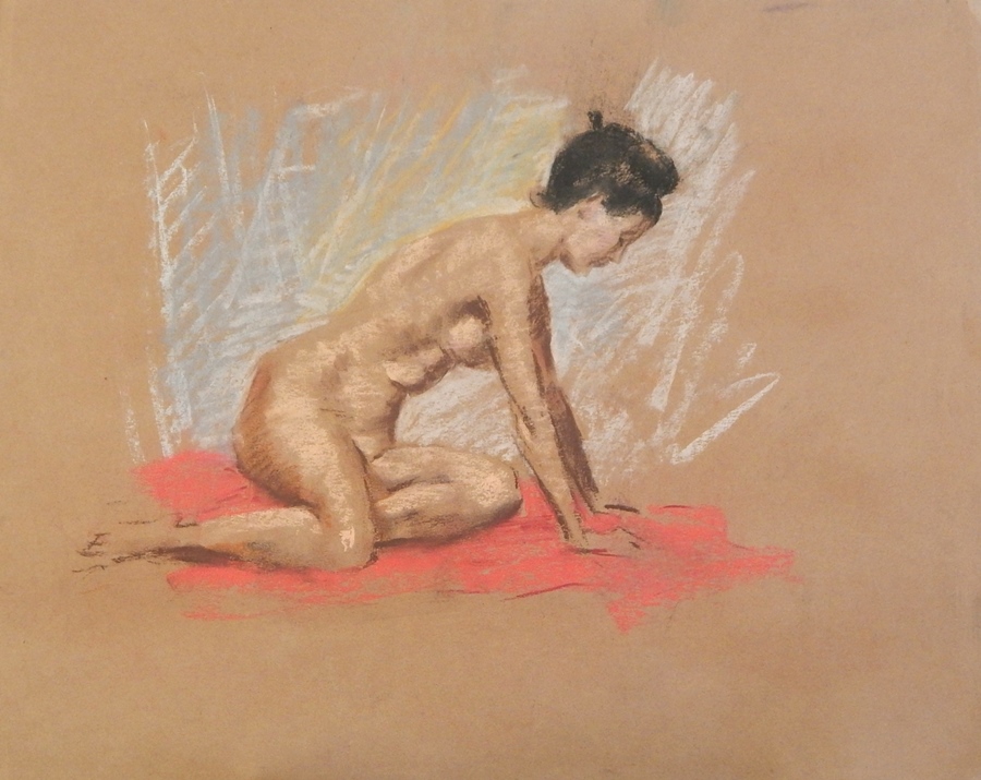 Harry Riley (1895-1966)
Pencil sketch 
"Female, Nude", 52cm x 38cm, unframed and three similar - Image 3 of 5