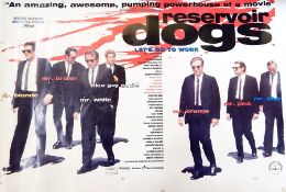 Three cinema posters including Reservoir Dogs, Gladiator and Pulp Fiction  Live Bidding: If you