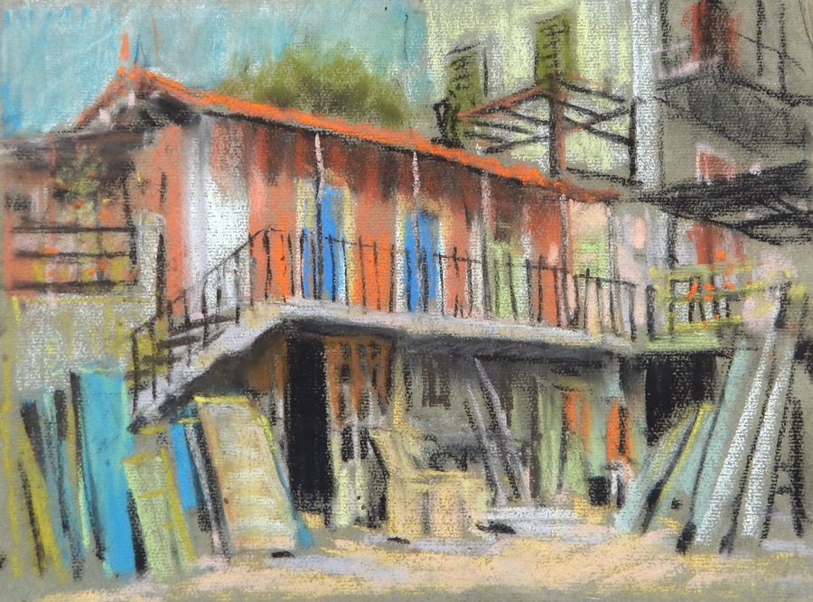 Harry Riley (1895-1966)
Pastel
"Near Torbole", dated verso 1964, 24cm x 30cm, unframed
Pastel
" - Image 2 of 3