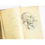 Harry Riley (1895-1966)
Sketchbook of portraits 1946, including Julie Andrews aged 11 singing at the