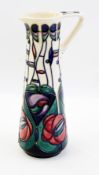 Moorcroft Charles Rennie Mackintosh Tribute jug, circa 1995, designed by Rachel Bishop, approx. 24cm