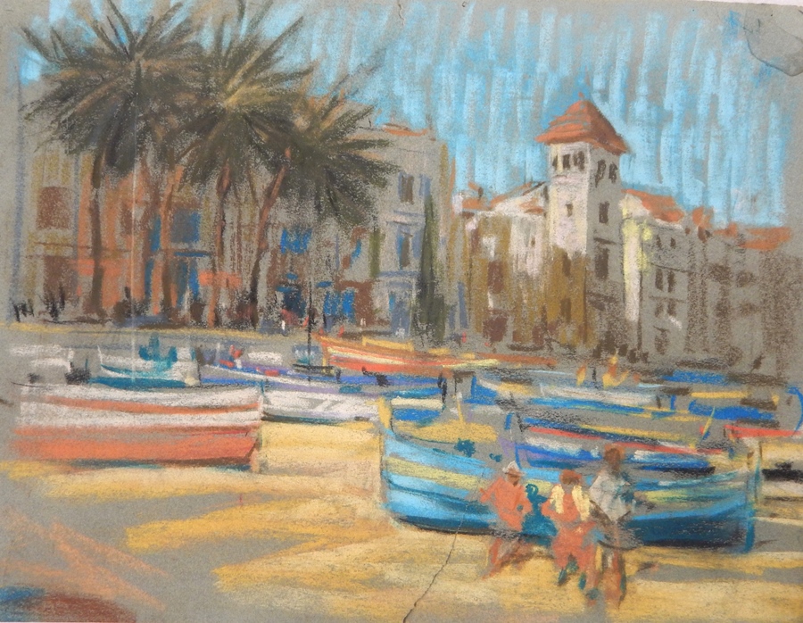 Harry Riley (1895-1966)
Pastel drawing
"Porto Venere", 45cm x 54cm
Harry Riley (1895-1966)
Pastel - Image 3 of 3