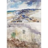 F Donald Blake (1908-1997)
Watercolour
View of coastal town, signed, 29cm x 45.5cm, unframed