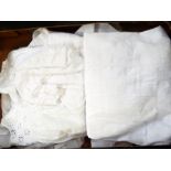 Various vintage petticoats, slips, etc. (1 box)  Live Bidding: If you would like a condition