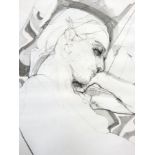 Betty Sandham 
Pencil and wash 
Female nude, signed   Live Bidding: If you would like a condition