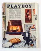 A quantity of Playboy magazines,