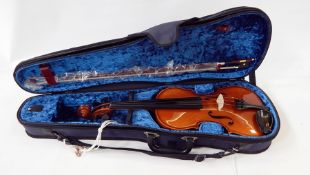 Michael Poller, Romania violin with label and dated 1999, with bow,