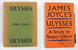 Joyce, James 
"Ulysses", Faber & Faber 1955, green cloth, dust jacket, not price clipped,