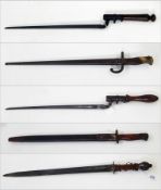 Five bayonets and a dagger (6)
