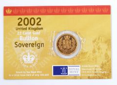 2002 ERII bullion sovereign, Queen's Golden Jubilee,