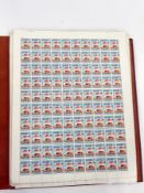 Eight sheets of Biafran mint stamps (each sheet 190 stamps) celebrating the First Independence