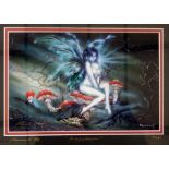 Peter Pracownik 
Artist's proof 
Fairy on toadstool, inscribed "For My Good Friend Ian",
