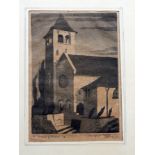 Margaret Jolliffe 
Black and white print
"St Frances of Assisi" and other prints and pictures (all