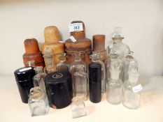 A collection of late Victorian pharmaceutical bottles