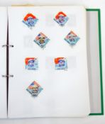 Album of world stamps including Palestine, Poland, Romania,