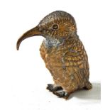 Austrian bronze model of a kingfisher, 6.