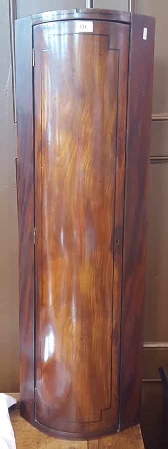 Mahogany corner cabinet,