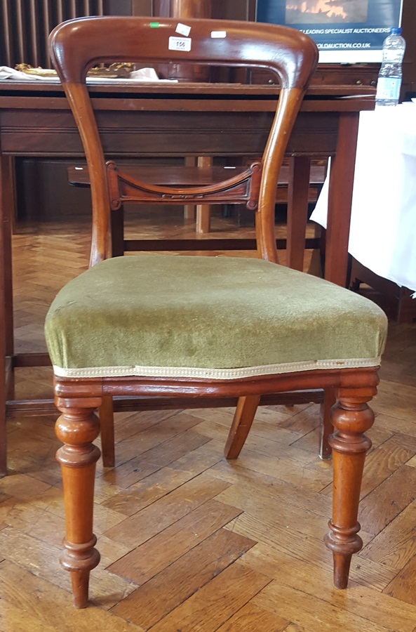 Early 20th century mahogany foldover swivel-top tea table on square tapering legs,