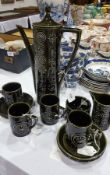 Portmeirion Totem part coffee set  Live Bidding: If you would like a condition report on this lot,