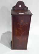 18th century inlaid mahogany candle box