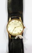 Mid 20th century gent's Baume 9ct gold wristwatch with subsidiary seconds dial,