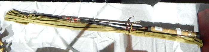 Fishing rod with cork handle