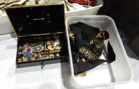 Collection of medals including 1939-1940 medal and several school attendance medals,