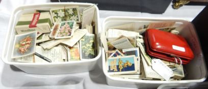 Large collection of cigarette cards