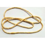 Ivory bead necklace