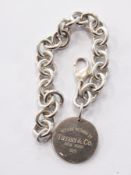 Tiffany silver bracelet with tag